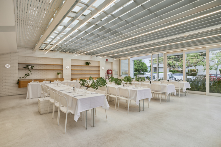 Courtyard at Industry Beans, Newstead, Brisbane