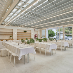 The Courtyard at Industry Beans, Newstead, Brisbane